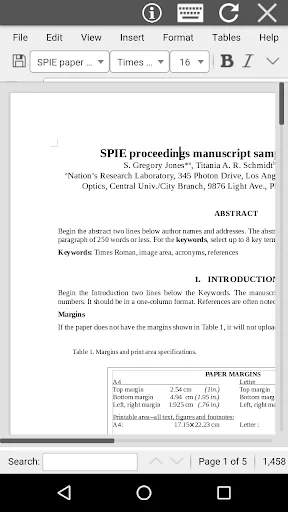 AndroDOC editor for Doc & Word screenshot 3