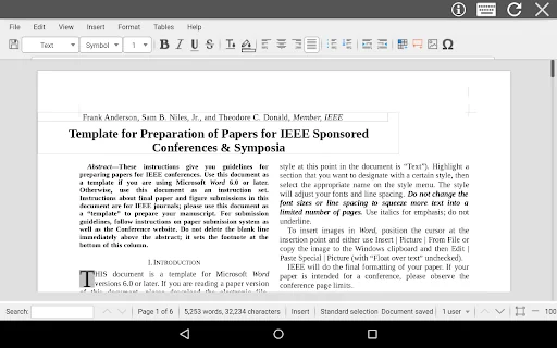 AndroDOC editor for Doc & Word