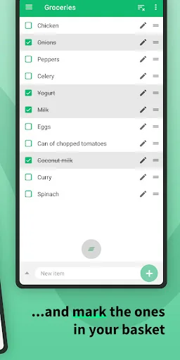 Shopping Lists (with widget) screenshot 3
