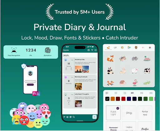 Daynote | Diary with Lock