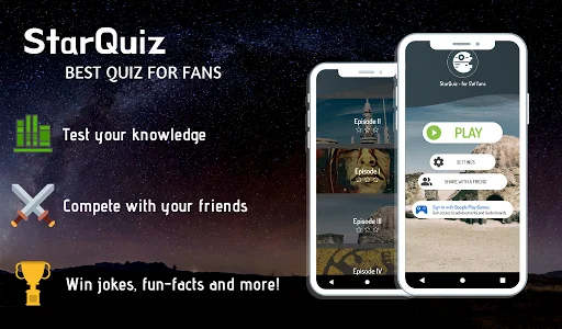 StarQuiz: Quiz for SW fans screenshot 1