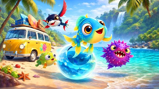 Hungry Fish Game Eat & Grow io