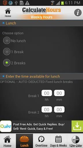 Time Card Calculator Pro screenshot 4