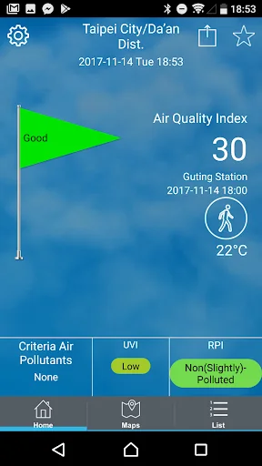 Environmental Info Push App