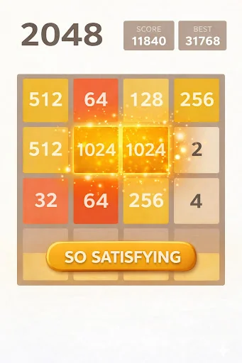 2048 Classic Puzzle screenshot 1