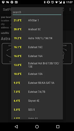SatFinder pro screenshot 3