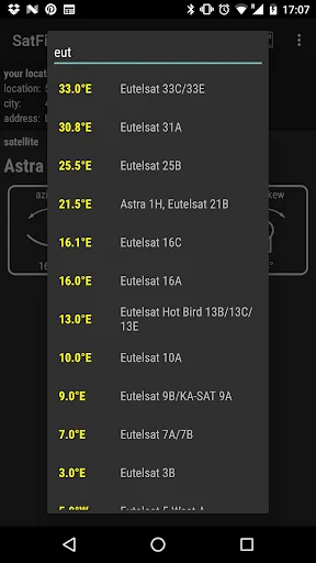 SatFinder pro screenshot 4