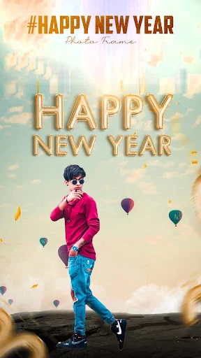 Happy New Year Photo Frame
