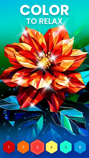 Polygon - Art Coloring Book screenshot 1