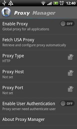 Proxy Manager