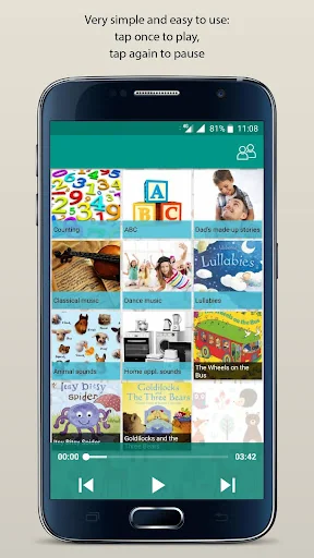 TAP: music player for kids