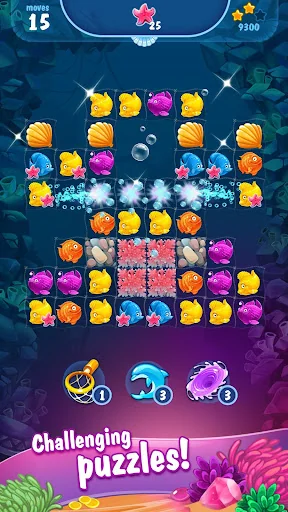 Mermaid - treasure match-3