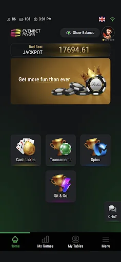 Evenbet Poker