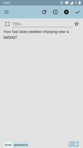 Unotes - notes with tags screenshot 2