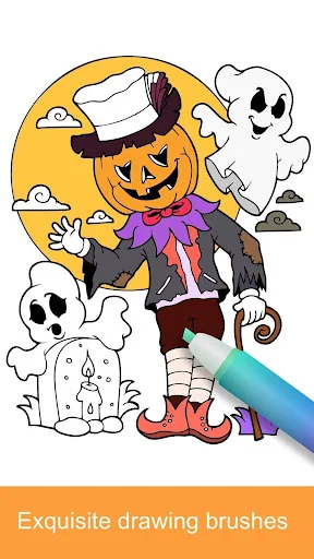 2025 Halloween Coloring Books screenshot 2