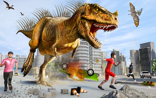 Angry Dinosaur City Rampage screenshot 4