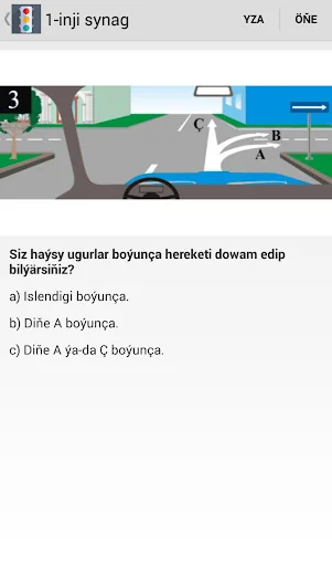 Ýol kadalary synagy