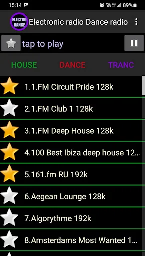 Electronic + Dance radio