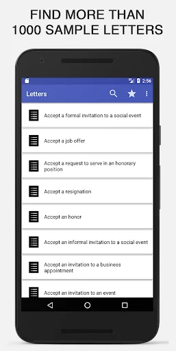 Sample Letters Offline