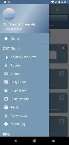 Quieting Anxiety: CBT Tools screenshot 2