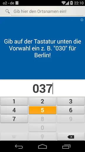 Vorwahlen Deutschland