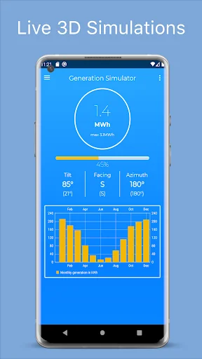 Solar PV Simulator - 3D Panel