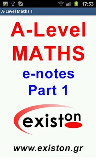 A-Level Mathematics (Part 1) screenshot 1