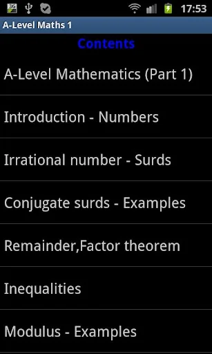A-Level Mathematics (Part 1) screenshot 2