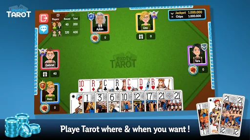 Exoty Tarot online at 3, 4, 5 screenshot 1