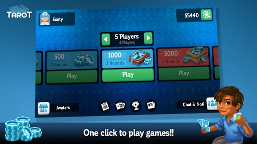 Exoty Tarot online at 3, 4, 5 screenshot 2