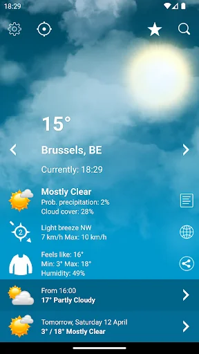 Weather Belgium XL PRO