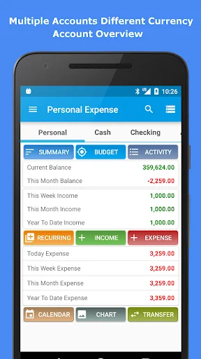 Expense Manager screenshot 1