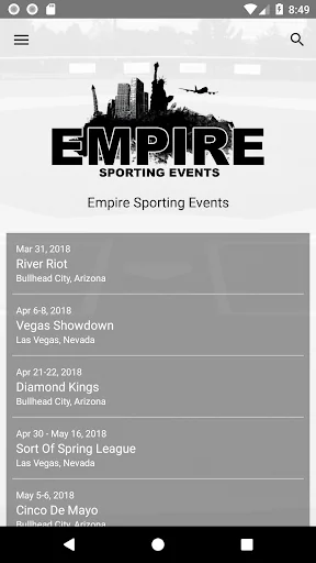 Empire Sporting Events