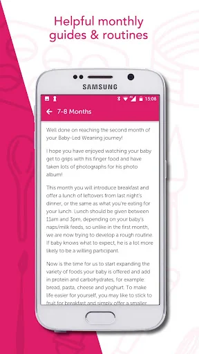 Baby-Led Weaning Recipes screenshot 2