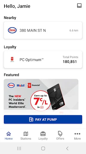 Esso and Mobil™ App