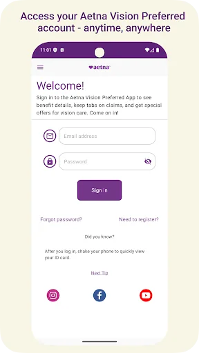 Aetna Vision℠ Preferred screenshot 1