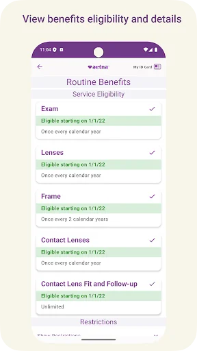 Aetna Vision℠ Preferred screenshot 3