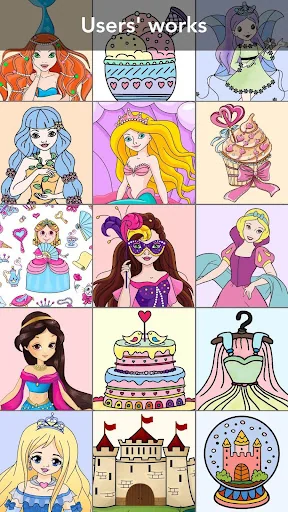 Princess coloring book