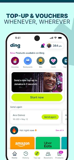 Ding Top-up: Mobile Recharge screenshot 1