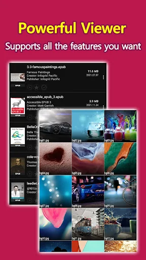 EasyViewer-epub,Comic,Text,PDF screenshot 1