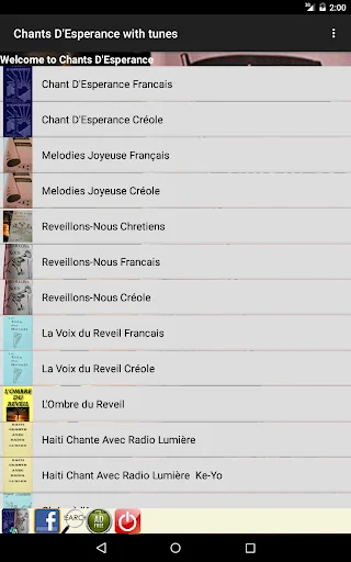 Chants D'Esperance with Tunes screenshot 1