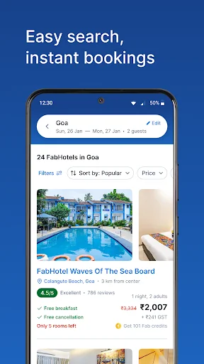 FabHotels: Hotel Booking App screenshot 2