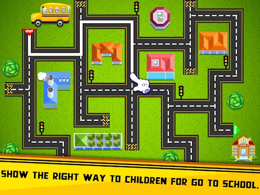 Kids educational maze puzzle