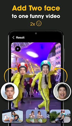 Add Face To Video Reface video screenshot 1