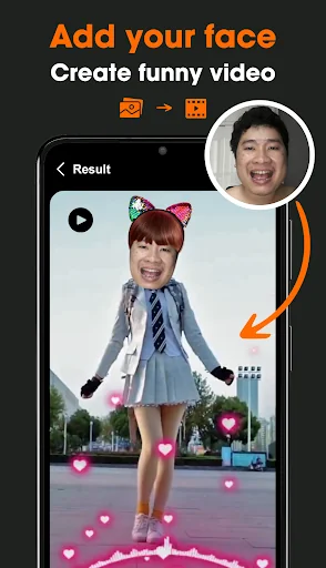 Add Face To Video Reface video screenshot 3