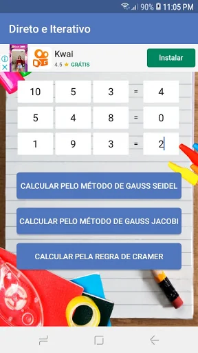 Calc Direct Iterative Method