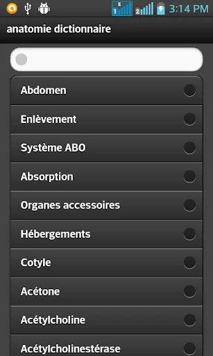anatomie Dictionnaire
