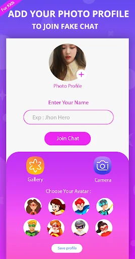 Black pink : fake chat & video screenshot 1