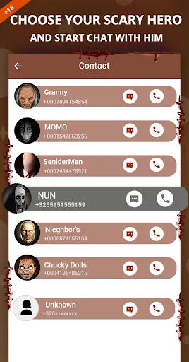 fake chat : granny family call screenshot 3