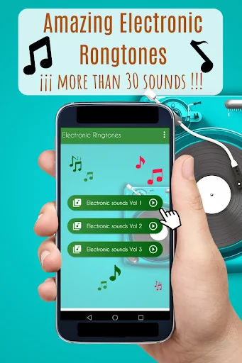 Electronic ringtones. Sounds.